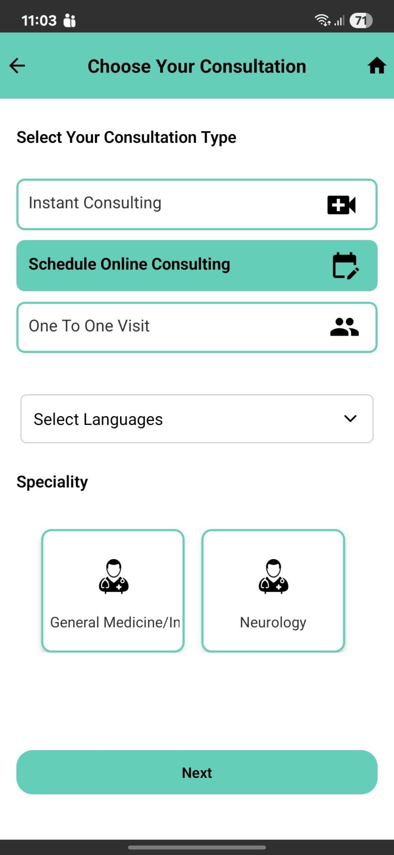 Online Doctor Consulting