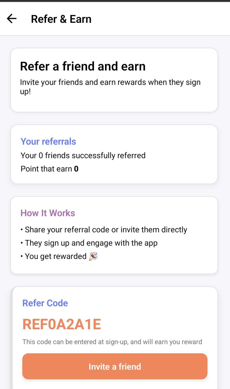 Invite & Earn with Refer VirtuoFit